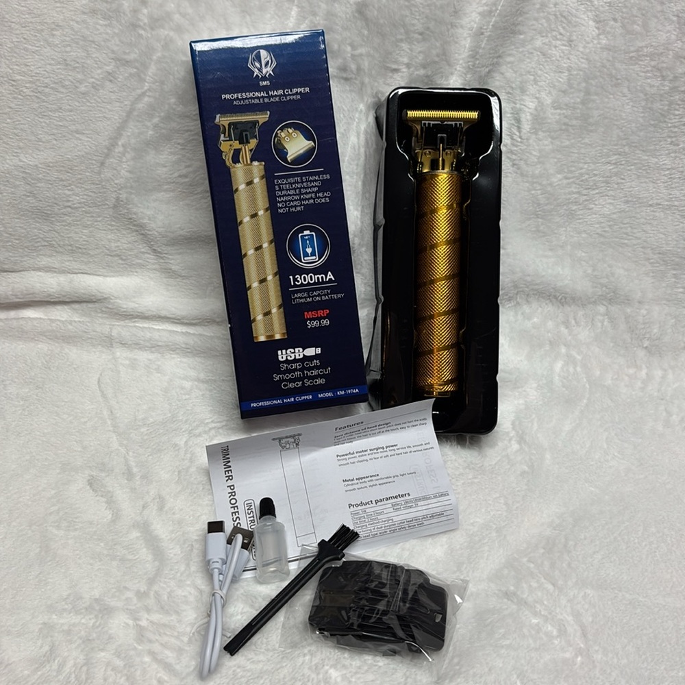 BNIB SMS Professional Hair Clippers, Adjustable Blade, Stainless Steel Knives